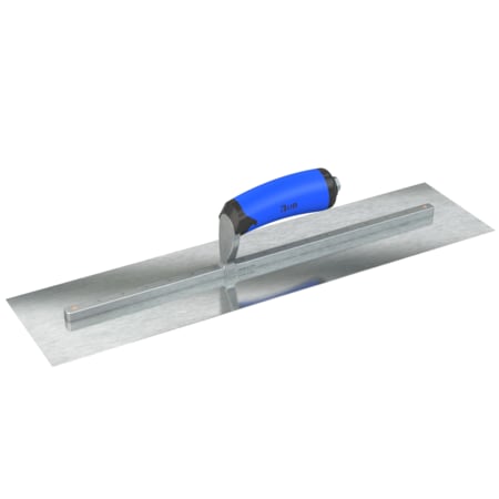 Steel City Trowels By Bon Finish Trowel, Square, Razor Stainless, 20 X 5, Comfort Grip 67-316
